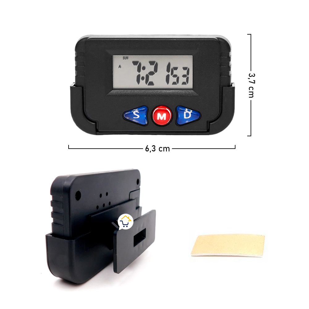 Miniatura 5 de Reloj Digital Para Carro NA613D
